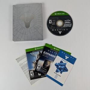 Destiny Xbox One SteelBook Edition Complete Working 2014 Limited Edition Lmtd
